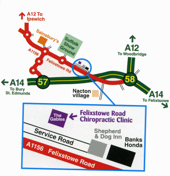 Map of how to find us